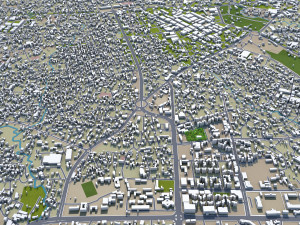 Addis ababa city ethiopia 60km 3D Model