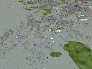 Addis ababa city ethiopia 60km 3D Model