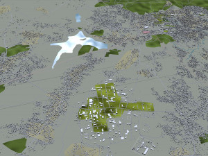 Addis ababa city ethiopia 60km 3D Model