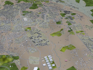 Addis ababa city ethiopia 60km 3D Model