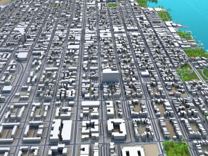 alexandria city virginia usa 20km 3D Model