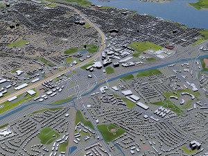 alexandria city virginia usa 20km 3D मॉडल