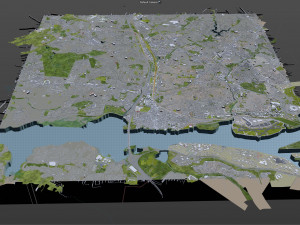 alexandria city virginia usa 20km 3D मॉडल