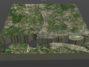 alexandria city virginia usa 20km 3D मॉडल