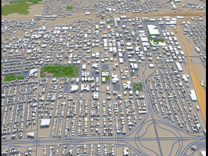 amarillo city texas usa 40km 3D 模型