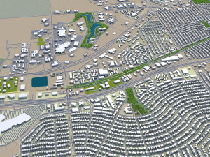 amarillo city texas usa 40km 3D 模型