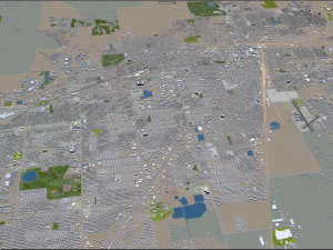 amarillo city texas usa 40km 3D 模型