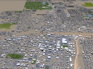 amarillo city texas usa 40km 3D 模型