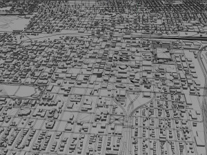 amarillo city texas usa 40km 3D 模型
