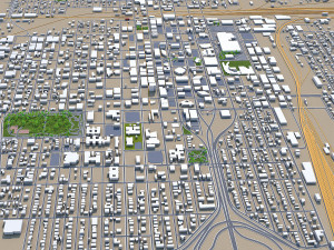 amarillo city texas usa 40km 3D 模型