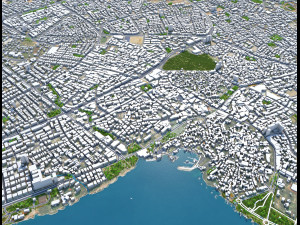 Antalya city turkey 30km 3D Model