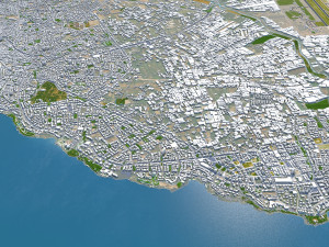 Antalya city turkey 30km 3D Model