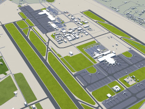 Antalya city turkey 30km 3D Model