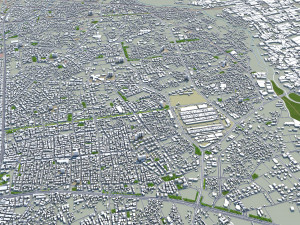 Antalya city turkey 30km 3D Model