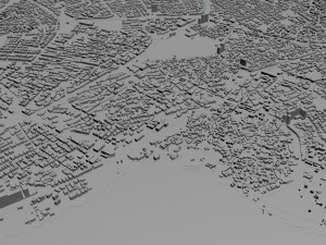 Antalya city turkey 30km 3D Model