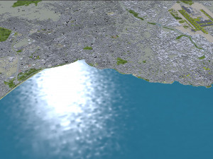 Antalya city turkey 30km 3D Model