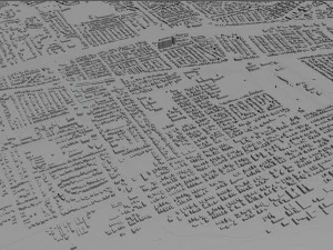 antioch city california usa 30km 3D Model