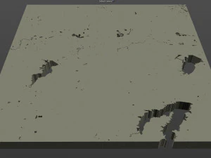 cidade de arlington, texas, eua, 40 km Modelo 3D