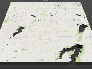 arlington city texas usa 40km 3D मॉडल