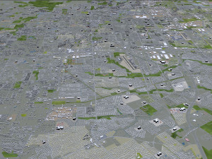 arlington city texas usa 40km 3D मॉडल