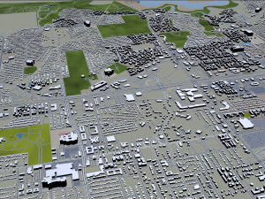 arlington city texas usa 40km 3D मॉडल