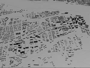 arlington city virginia usa 20km 3D Model
