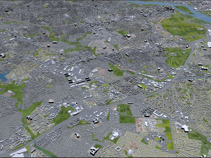 arlington city virginia usa 20km 3D Model