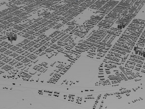 arroyo grande city california usa 20km 3D Model