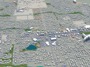 arvada city colorado usa 40km 3D Model