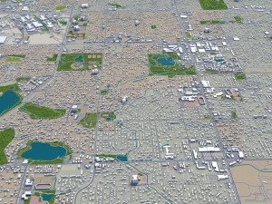 arvada city colorado usa 40km 3D Model