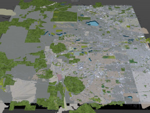 arvada city colorado usa 40km 3D Model