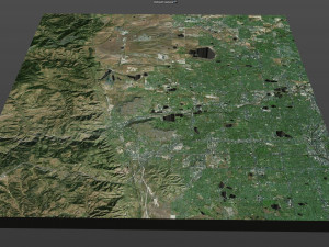 arvada city colorado usa 40km 3D Model