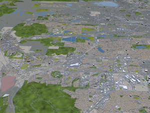 arvada city colorado usa 40km 3D Model