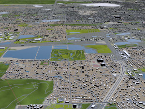 arvada city colorado usa 40km 3D Model