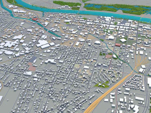 augusta city georgia usa 60km 3D Model