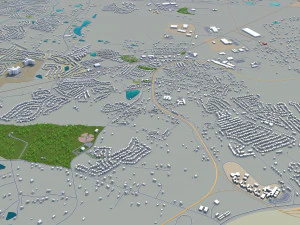 augusta city georgia usa 60km 3D Model