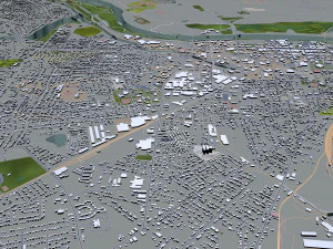 augusta city georgia usa 60km 3D Model