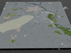 augusta city georgia usa 60km 3D 模型