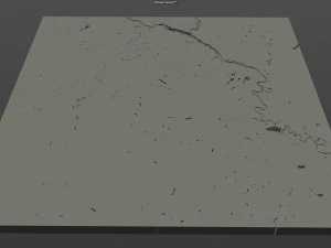augusta city georgia usa 60km 3D Model