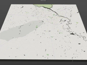augusta city georgia usa 60km 3D Model
