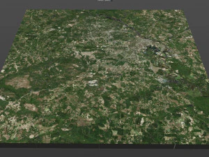 augusta city georgia usa 60km 3D Model