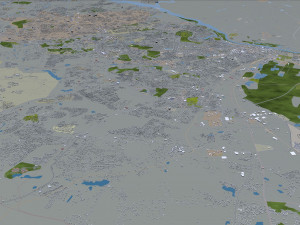 augusta city georgia usa 60km 3D 模型