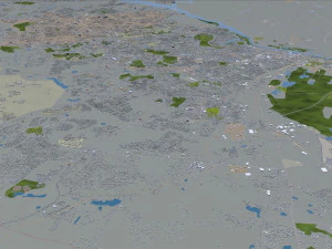 augusta city georgia usa 60km 3D Model