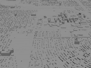 aurora city colorado usa 60km 3D 模型