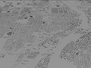 aurora city illinois usa 40km 3D Model