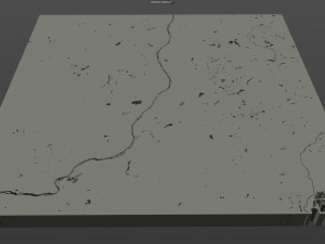aurora city illinois usa 40km 3D Model