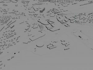 baerum sandvika city norway 10km 3D Model