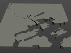 baerum sandvika city norway 10km Model 3D