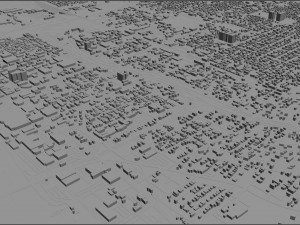 baton rouge city louisiana usa 40km 3D मॉडल