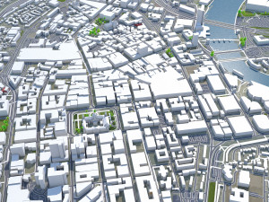 Belfast city northern ireland uk 30km Modelo 3D